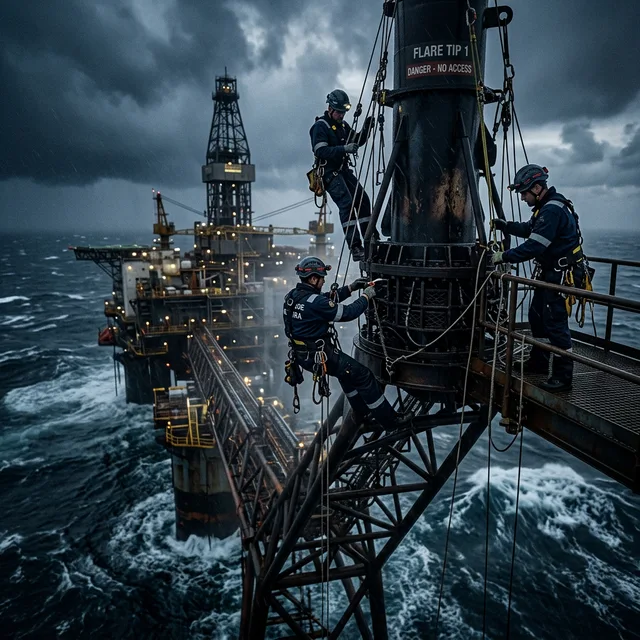 Offshore plošina na mori