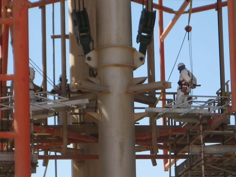 Údržba horákovej veže Qatar Gas – fotografia 4