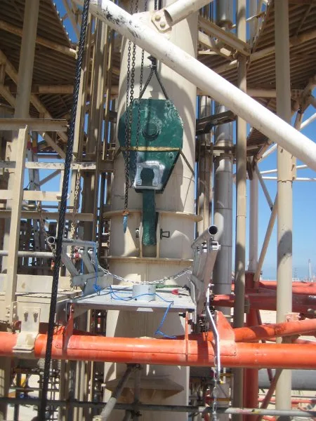 Údržba horákovej veže Qatar Gas – fotografia 5
