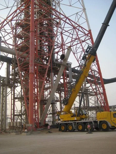 Údržba horákovej veže Qatar Gas – fotografia 9