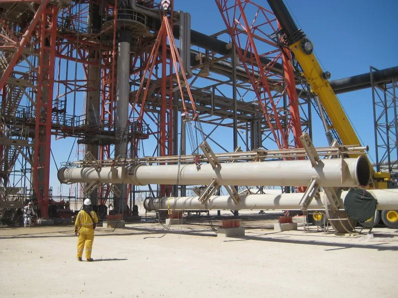 Údržba horákovej veže Qatar Gas – fotografia 13
