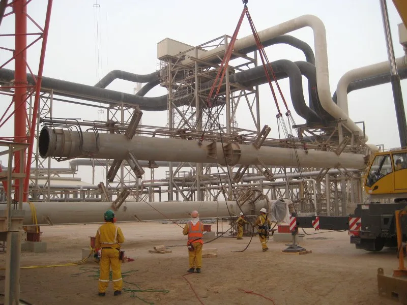 Údržba horákovej veže Qatar Gas – fotografia 14