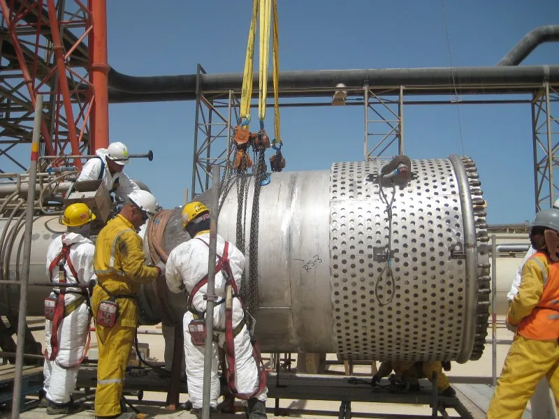 Údržba horákovej veže Qatar Gas – fotografia 19