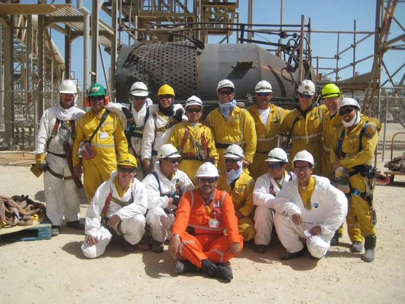 Údržba horákovej veže Qatar Gas – fotografia 20